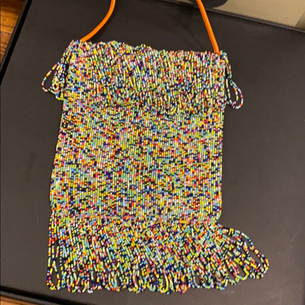Vintage Moschino beaded handbag